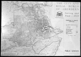 Plan of Aberdeen - Sewerage and Sewage Disposal