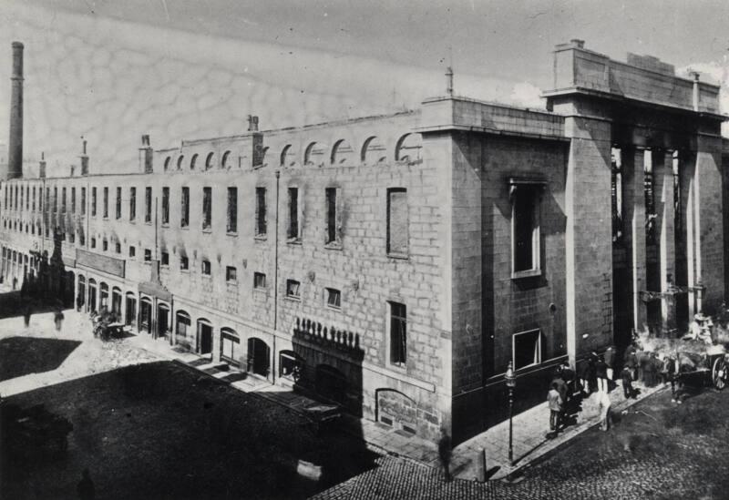 Market Buildings After Fire