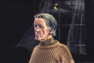 Nightfall - Portrait of George Mackay Brown by Erik Hoffmann