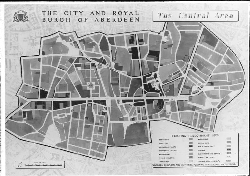 Plan of Aberdeen - Central Area