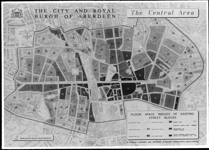 Plan of Aberdeen - Central Area