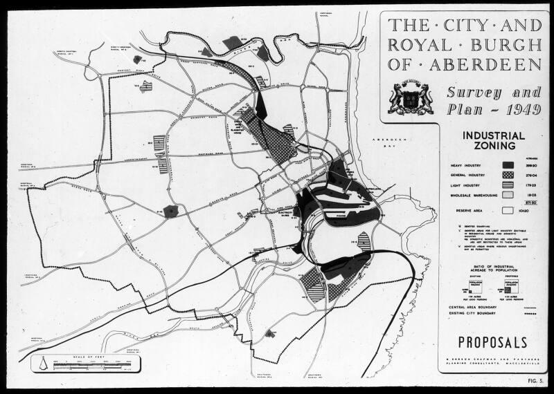 Plan of Aberdeen Industrial Zoning Proposals Works eMuseum