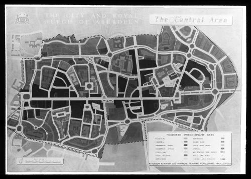 Plan of Aberdeen - Central Area Uses