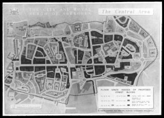 Plan of Aberdeen - Central Area Floor Space Street Blocks