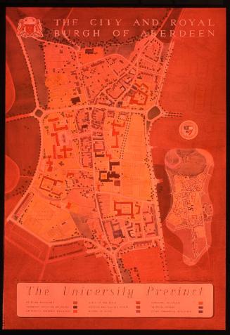 Plan of Old Aberdeen - University Precint