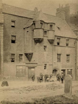 George Jamesone's House, Schoolhill, Aberdeen (demolished May 1886)