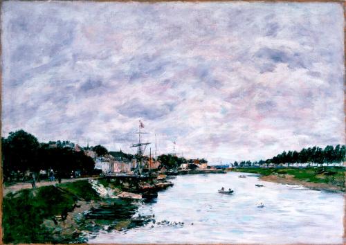 St-Valery-sur-Somme by Eugene-Louis Boudin