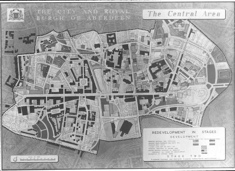 Plan of Aberdeen - Central Area Redevelopment
