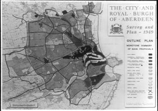 Plan of Aberdeen - Outline Plan of Redevelopment