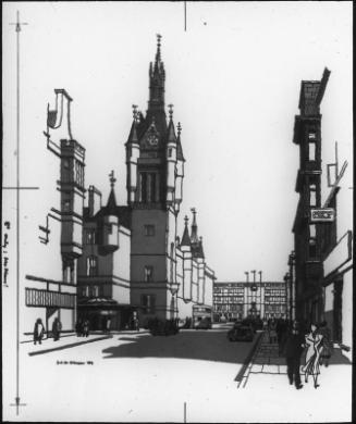 Sketch - Visualisation of East End of Union Street