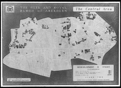 Plan of Aberdeen - Redevelopment and Clearances