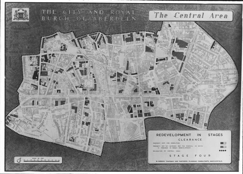 Plan of Aberdeen - Redevelopment and Clearances