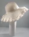 Lace Trim Wedding Hat