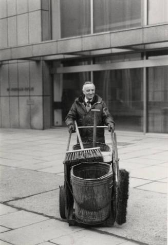 Street-sweeper (Skaffie) Outside St Nicholas House