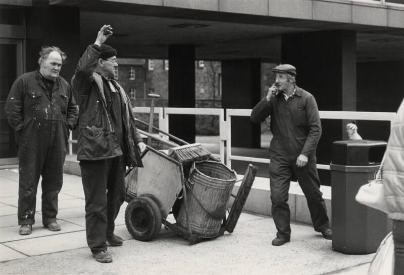 Street-sweepers (Skaffies) Outside St Nicholas House