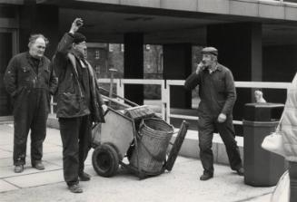 Street-sweepers (Skaffies) Outside St Nicholas House