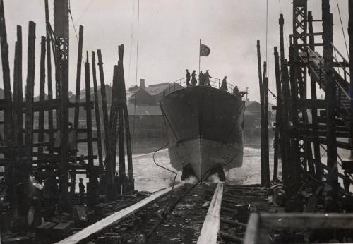 Launch of the trawler Primella