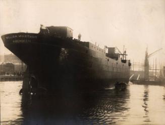 Photograph in album showing John Lewis built vessel William McArthur