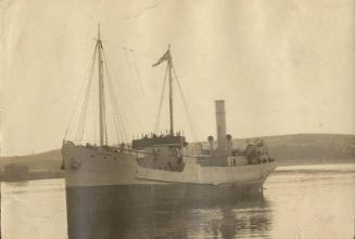 Photograph in album showing John Lewis built vessel Wyndhurst