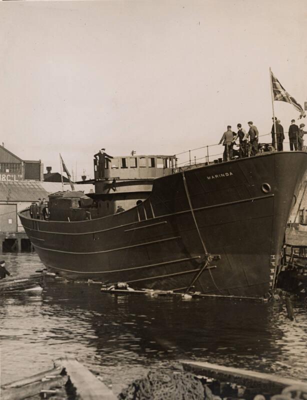 Photograph showing John Lewis built vessel Scottish Queen