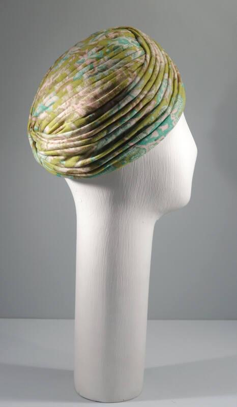 Multi Green Jersey Turban