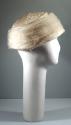 Cream Straw Hat With Net