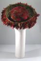 Feather Hat with Turn-up Brim