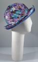 Floral Hat With Upturned Brim