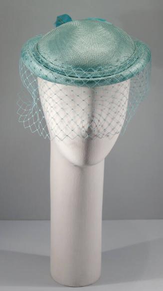 Turquoise Veil Hat