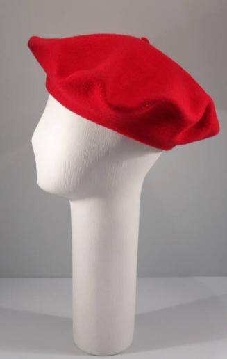 Red Wool Felt Beret