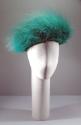 Ladies Turquoise Feather Hat