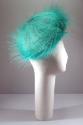 Ladies Turquoise Feather Hat