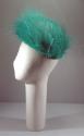 Ladies Turquoise Feather Hat