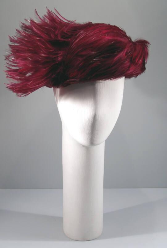 Domed Feather Hat