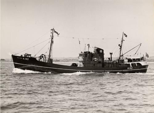 Photograph showing the trawler David Wood