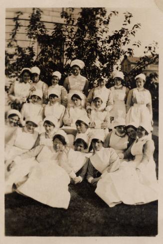 Group of Night Duty Nurses at Aberdeen Royal Infirmary