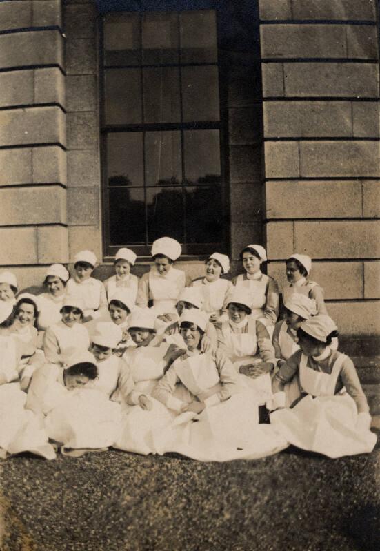 Group of Night Duty Nurses at Aberdeen Royal Infirmary