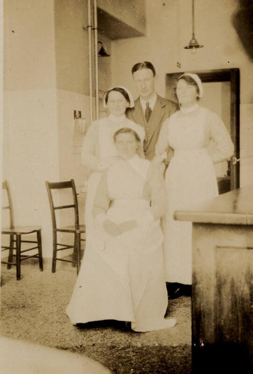 Nurses and Doctor? on Casualty Duty Aberdeen Royal Infirmary