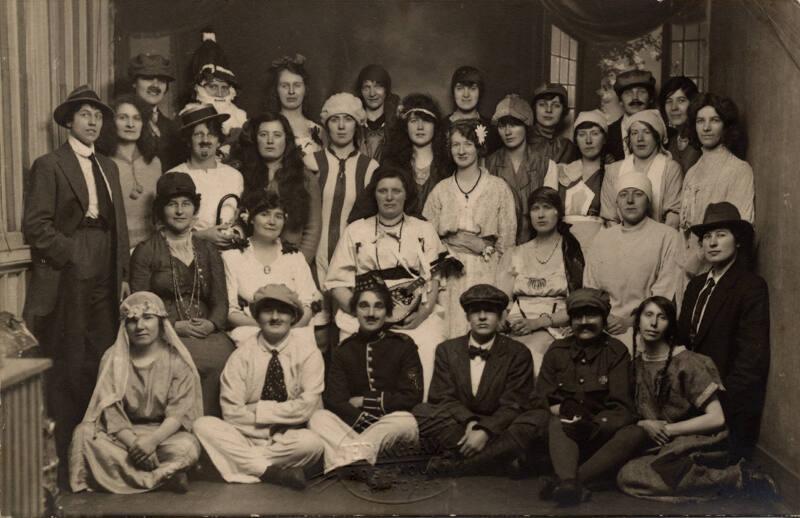 Aberdeen Royal Infirmary Night Duty Nurses Dressed for Fancy Dress Xmas Party