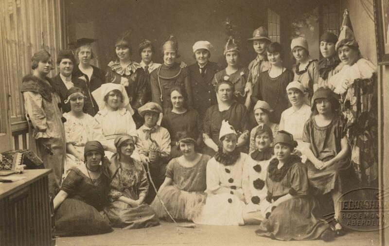 Aberdeen Royal Infirmary Night Duty Nurses Dressed for Fancy Dress Xmas Party