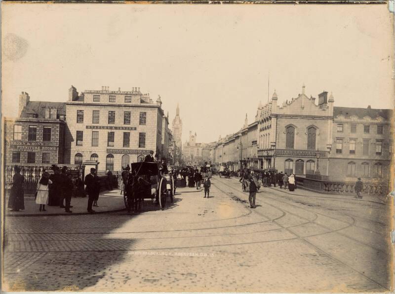 Looking East from Union Bridge Down Union Street