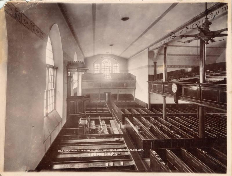 Interior Old Greyfriar's Church, Looking North