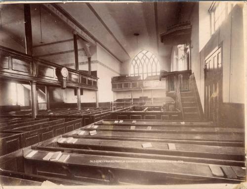 Interior Old Greyfriar's Church, Looking North