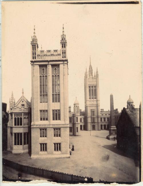 Marischal College with Mitchell Tower and Corner of Old Greyfriar's Church