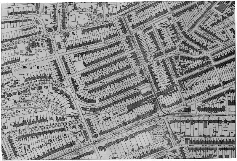 O.S. Map -  Copy of Section Queen's Cross Area
