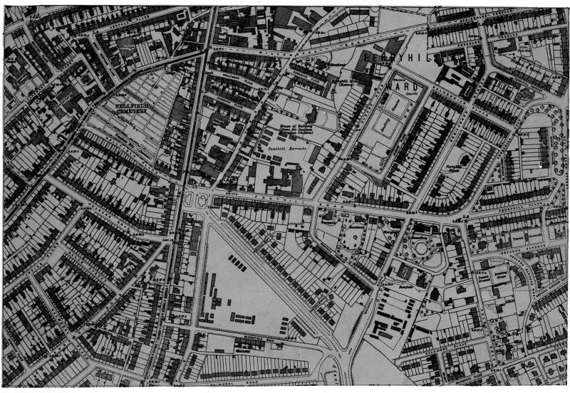 O.S. Map -  Copy of Section Ferryhill Area