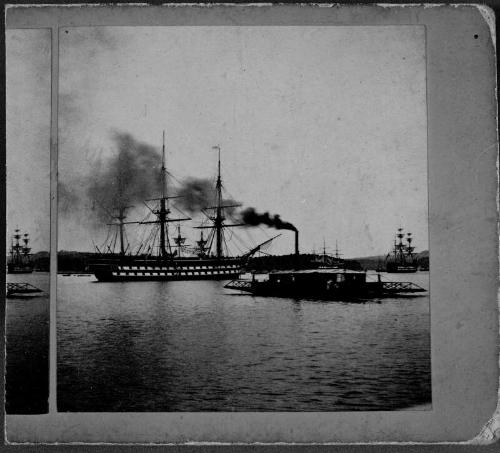 Copy One Half of Stereo Negative of HMS Revenge