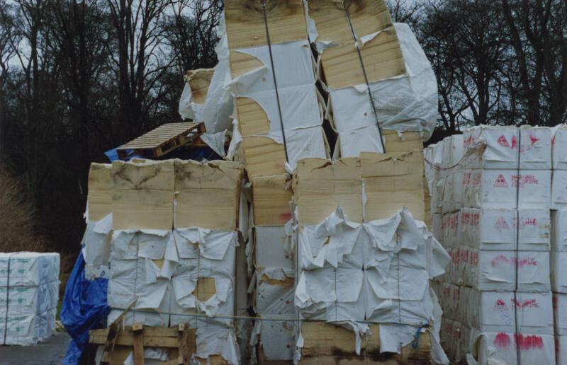 Bales of Pulp Donside Papermill