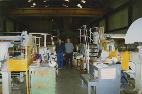 Employees in Donside Papermill