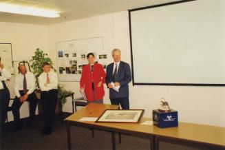 Presentation in Learning Resources Centre to Bruce Stuart Engineering Director/Manager Donside …